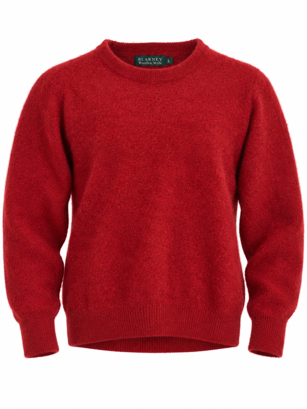 Blarney Woollen Mills 100% Cashmere Sweater Womens L Fits Small Rust Red Irish